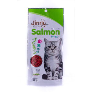 تشویقی گربه جینی ماهی سالمون